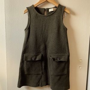 Zara Girls Wool blend Jumper Dress Size 6